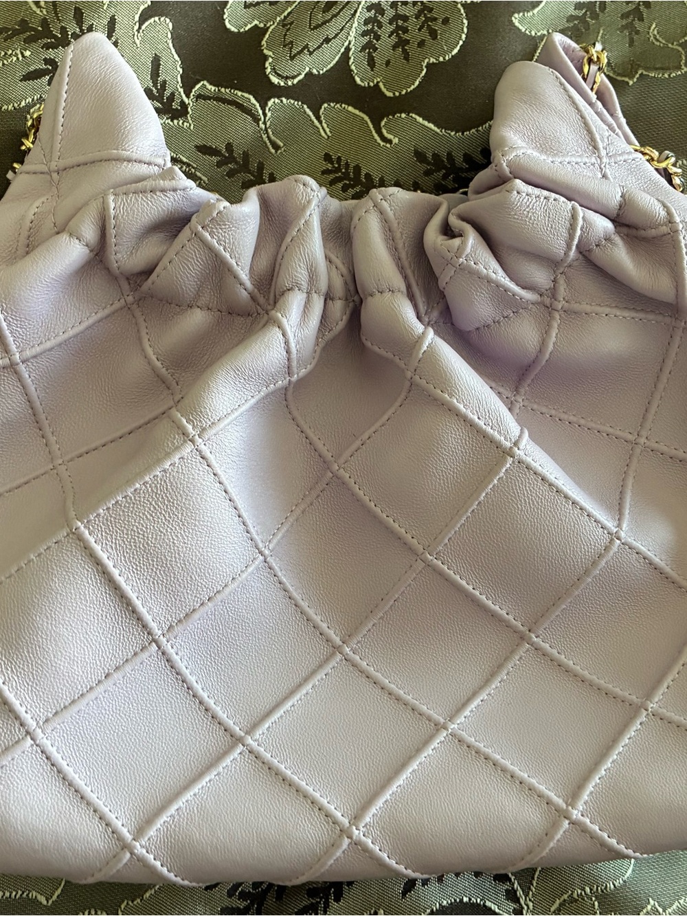 NEW TORY BURCH MINI FLEMING SOFT HOBO BAG ‘PALE PURPLE’ - Picture 3 of 6